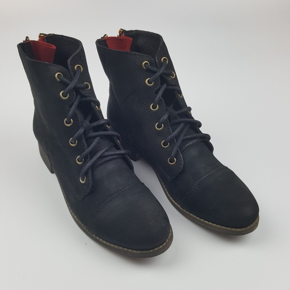 Leather Combat Boot {Steve Madden} - Picture 3 of 8